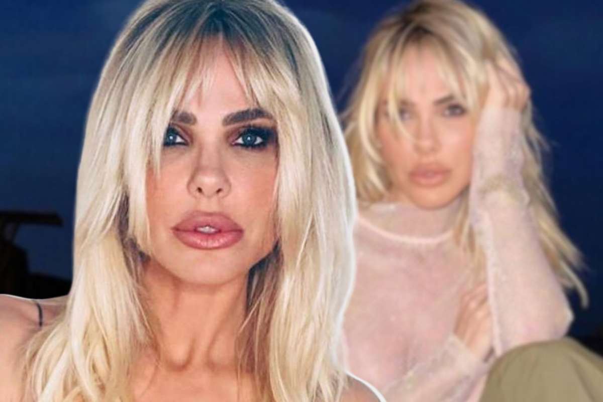 Ilary Blasi perfetta per l'inverno